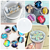 8Pcs Acrylic Heat Transfer Big Pendants FIND-SP0003-10A-4