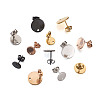 PVD Vacuum Plating 304 Stainless Steel Stud Earring Findings STAS-TA0004-67-15