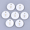 Natural White Shell Mother of Pearl Shell Charms X-SSHEL-N036-053T-2