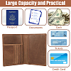 Rectangle Leather Travel Passport Wallet Cover AJEW-WH20096-54C-5