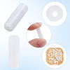 1 Strand Natural White Jade Beads Strands G-PA0002-23-6