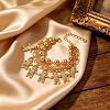 Iron Zinc Alloy Tassel Multi-Strand Bracelets for Women NI2300-7-1