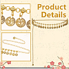 1Pc Tibetan Style Alloy Coin Tassel Waist Belly Chains for Women AJEW-GF0015-06AG-6