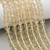 Natural Lemon Quartz(Heated) Beads Strands G-K365-F02-8mm-1