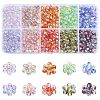 1200Pcs 10 Colors Baking Paint Transparent Glass Beads GLAA-CJ0002-86-1