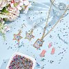 150G 15 Colors Glass Bead GLAA-OC0001-53-4