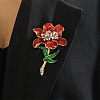 Lily Alloy Enamel Brooches PW-WGDBE4D-01-2