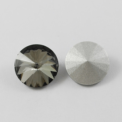 Glass Pointed Back Rhinestone RGLA-R003-12mm-10-1