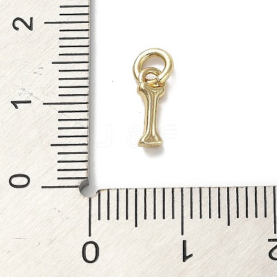 Golden Brass Charms KK-H493-01G-06-1