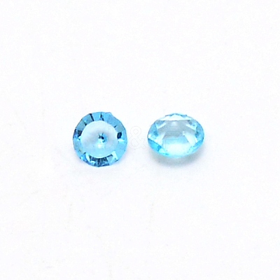 Transparent Acrylic Rhinestone Cabochons TACR-WH0013-02A-1