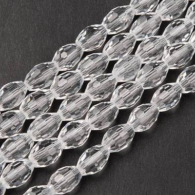 Glass Beads Strands X-GC893Y-14-1