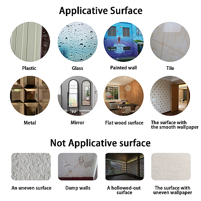 Acrylic Self Adhesive Furniture Films DIY-CN0001-19E-1
