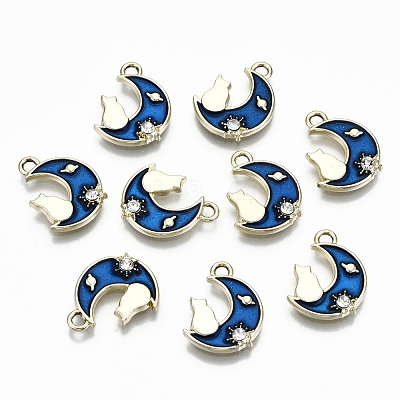 Alloy Enamel Pendants ENAM-S126-006-RS-1