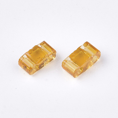 2-Hole Glass Seed Beads SEED-T003-01B-01-1