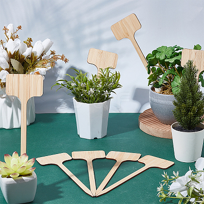 80Pcs Bamboo Plant Labels FIND-GO0004-27-1