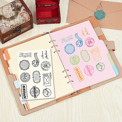 PVC Plastic Clear Stamps DIY-WH0439-0007-1