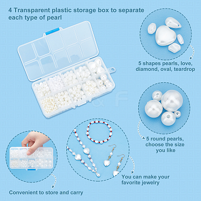 689Pcs 10 Style Imitated Pearl Acrylic Beads OACR-PH0001-71-1