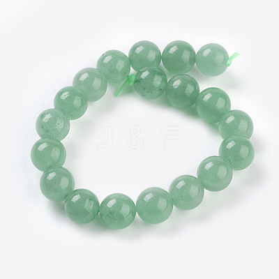 Natural Green Aventurine Beads Strands G-G099-10mm-17-1