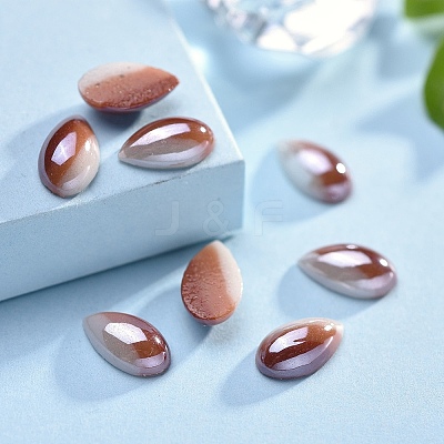 Opaque Glass Cabochons GGLA-S038-01A-1