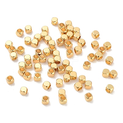 Brass Spacer Beads KK-P198-02C-G-1