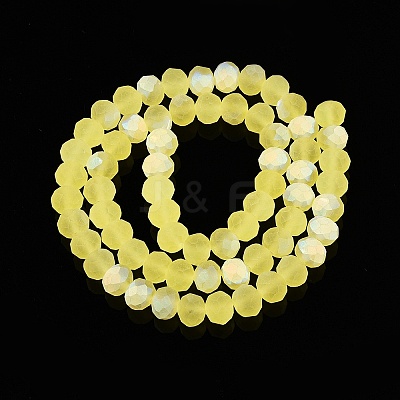Transparent Glass Beads Strands EGLA-A044-T8mm-MB29-1