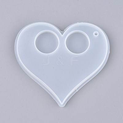 Heart Keychain Silicone Molds DIY-I036-24-1