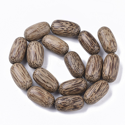 Undyed & Natural Coconut Wood Beads Strands WOOD-T024-016-1