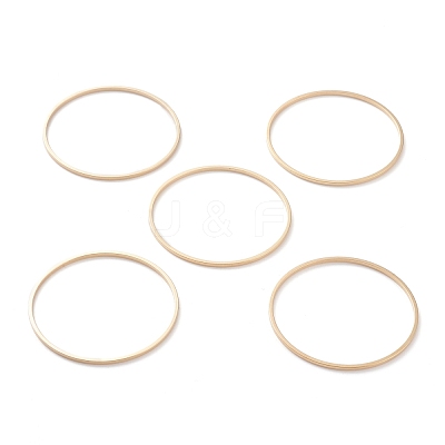 Brass Linking Rings KK-Y003-03K-G-1