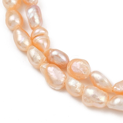 Natural Cultured Freshwater Pearl Beads Strands PEAR-P064-20H-02B-1