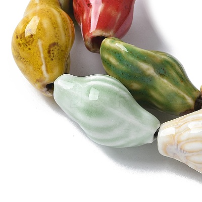 Ocean Series Handmade Porcelain Beads PORC-R002-04G-1