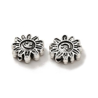 Tibetan Style Alloy Beads PALLOY-P302-12B-AS-1