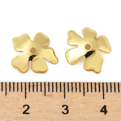 Brass Bead Caps KK-V015-37G-01-1