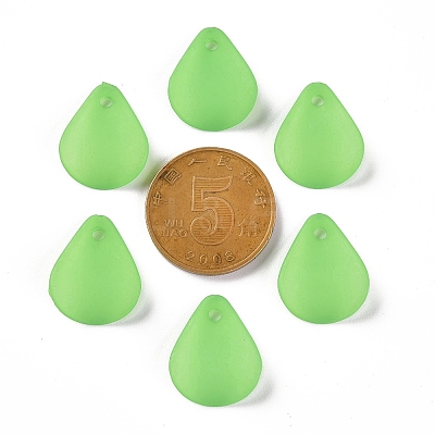 Transparent Frosted Acrylic Pendants MACR-S371-09A-734-1