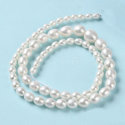 Natural Cultured Freshwater Pearl Beads Strands PEAR-E018-68-1