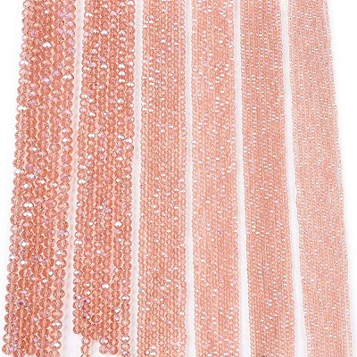 Electroplate Glass Beads Strands EGLA-A044-T3mm-L21-1