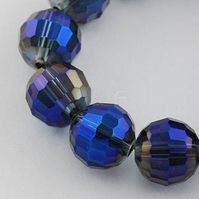 Electroplate Glass Bead Strands X-EGLA-R041-8mm-05-1