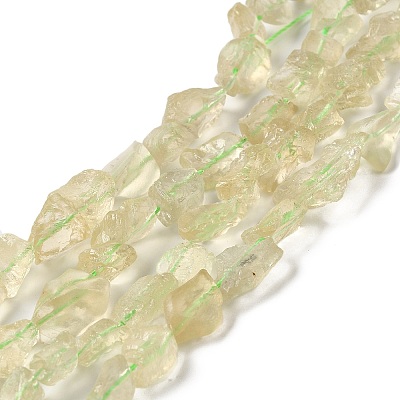 Raw Rough Natural Topaz Crystal Beads Strands G-I283-G05-01-1