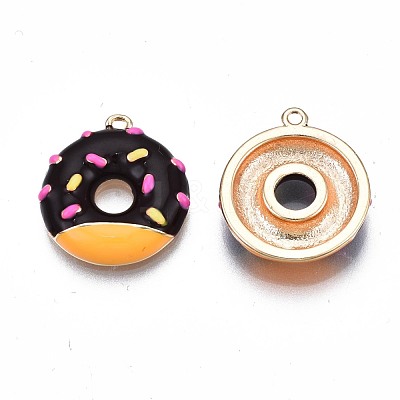Brass Enamel Pendants KK-N232-210A-1