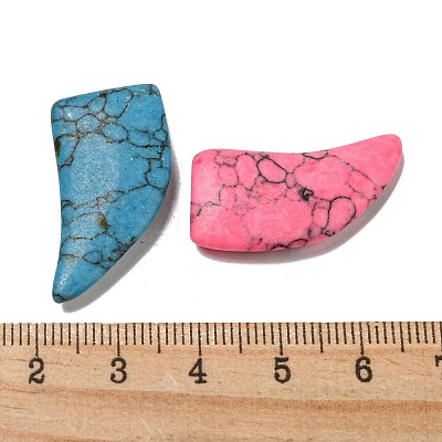 Dyed Synthetic Turquoise Beads G-G075-04-1