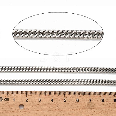 316 Surgical Stainless Steel Cuban Link Chains CHS-B010-01C-P-1