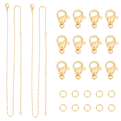 DIY 304 Stainless Steel Necklace Making Kits DIY-UN0002-23-1
