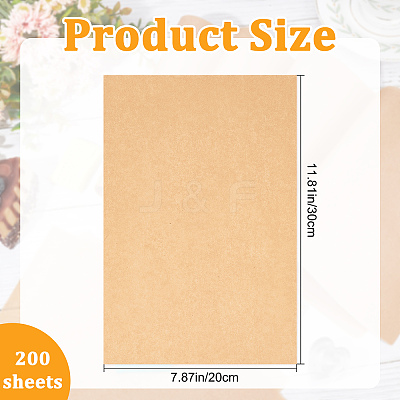 Double Silicone Coating Baking Paper LS-DIY-WH0297-09-09-1