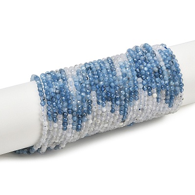 Natural Aquamarine Beads Strands G-C226-B03-3mm-1