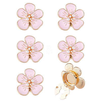 6Pcs Alloy Enamel Cufflinks DIY-FH0009-79C-1
