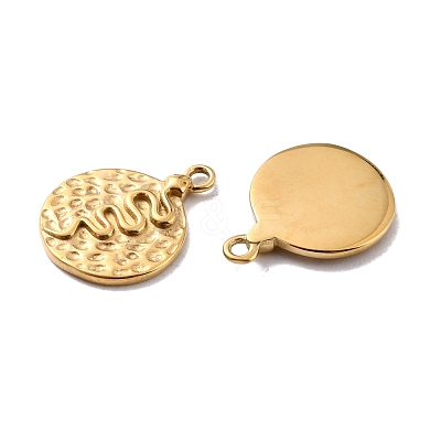 Ion Plating(IP) 316 Surgical Stainless Steel Pendants STAS-D450-12G-1
