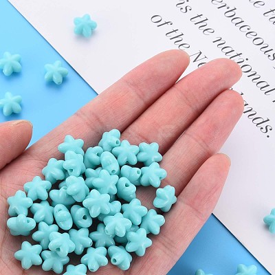 Opaque Acrylic Beads MACR-S373-26-A03-1