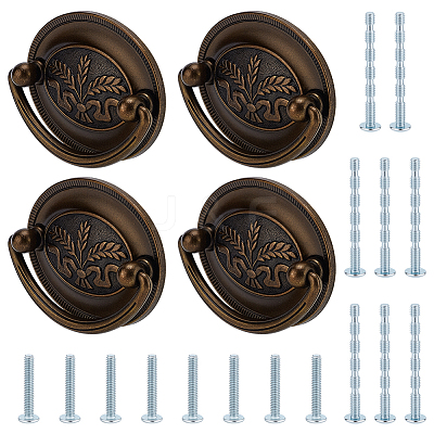 4Pcs Zinc Alloy Drawer Handles FIND-PH0060-25-1