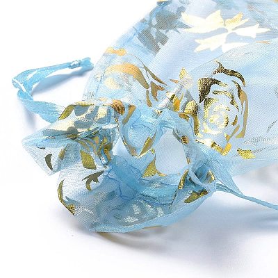 Organza Drawstring Jewelry Pouches OP-I001-C01-1