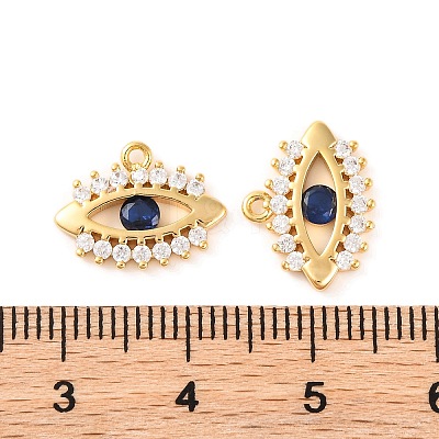 Brass Micro Pave Cubic Zirconia Pendants KK-U017-08C-G-1