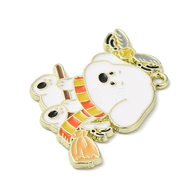 Alloy Enamel Pendants ENAM-M218-01C-G-1